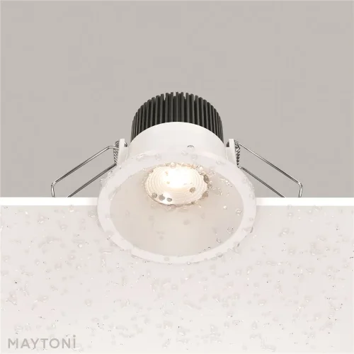 Встраиваемый светильник Zoom 3000K 1x6Вт 60° IP 65 (Белый) - фото 5