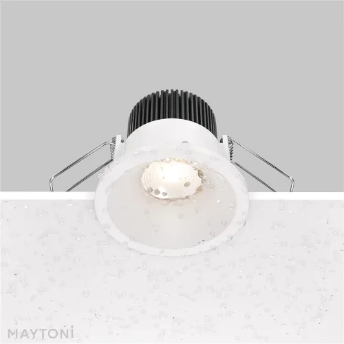 Встраиваемый светильник Zoom 3000K 1x6Вт 60° IP 65 (Белый) - фото 10