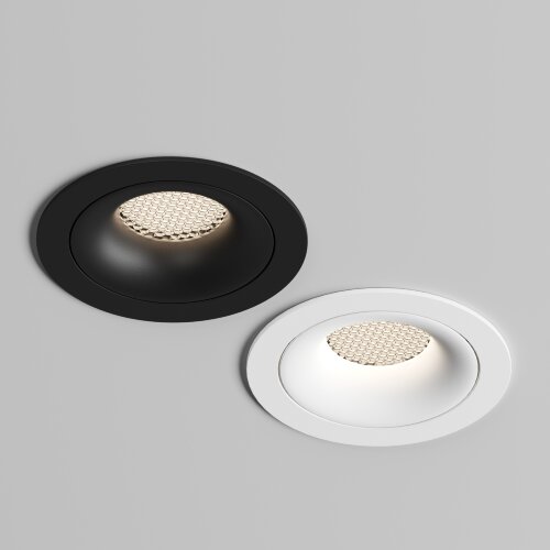 DK2120-BK Встраиваемый светильник, IP 20, 50 Вт, GU10, черный, алюминий. Фото 5