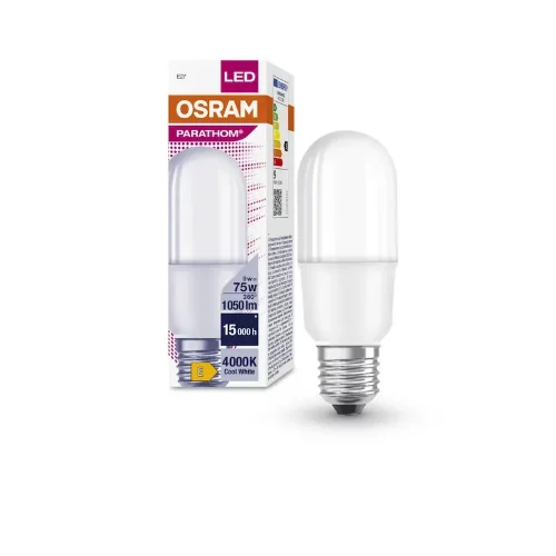 Лампа светодиодная 8W/4000K (=60W) E27 | PARATHOM STICK | - OSRAM. Фото