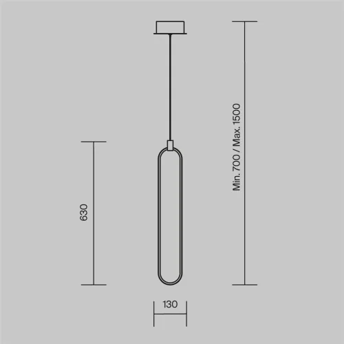 Подвесной светильник Maytoni MOD017PL-L13G (Золото) - фото