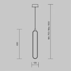 Подвесной светильник Maytoni MOD017PL-L13G (Золото)