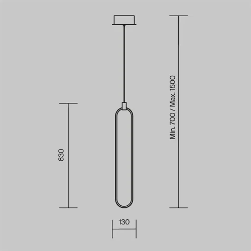 Подвесной светильник Maytoni MOD017PL-L13G (Золото) - фото 3