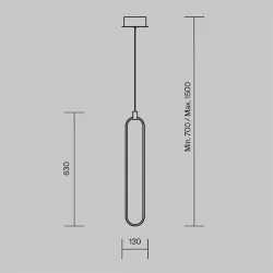 Подвесной светильник Maytoni MOD017PL-L13G (Золото)