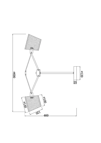 Люстра FR5108PL-03CH Джино E14x3 (Хром) FR5108PL-03CH - фото 3