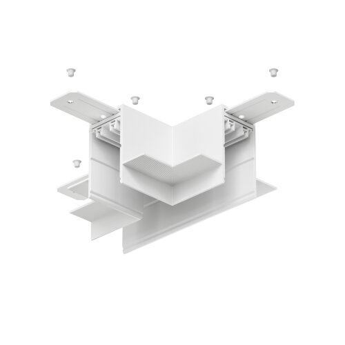 TR2113-WH Коннектор трека SMART для ГКЛ , \"Т\" образный, механический , белый. Фото 3