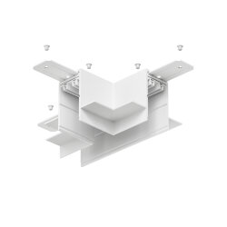 Коннектор трека SMART для ГКЛ, \'Т\' образный, механический, белый, Denkirs TR2113-WH