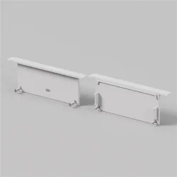 Комплект заглушек (для профиля ALM-8832-S-2M) 2 шт. (Белый)