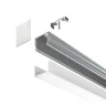 Алюминиевый профиль накладной 21×21 (Серебро, 2 м), ALM007S-2M (Серебро) - фото 4