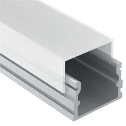 Алюминиевый профиль накладной 21x21 (Серебро, 2 м), ALM007S-2M (Серебро) ALM007S-2M