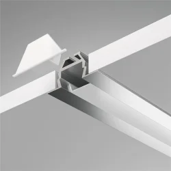 Алюминиевый профиль встраиваемый 30x10 (Серебро)