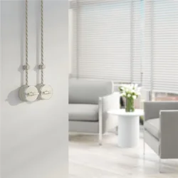 Выключатель на 4 положения двухклавишный Vintage слоновая кость матовый/хром W5822055