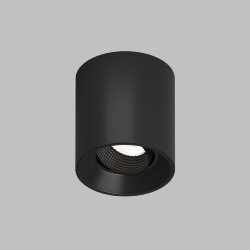 Светильник накладной IP 20, 10 Вт, GU5.3, LED, черный/черный, пластик, Denkirs DK3090-BK