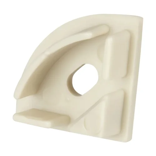 Комплект заглушек (для профиля 16×16) 10 шт., ALM008EC (Белый) - фото 2