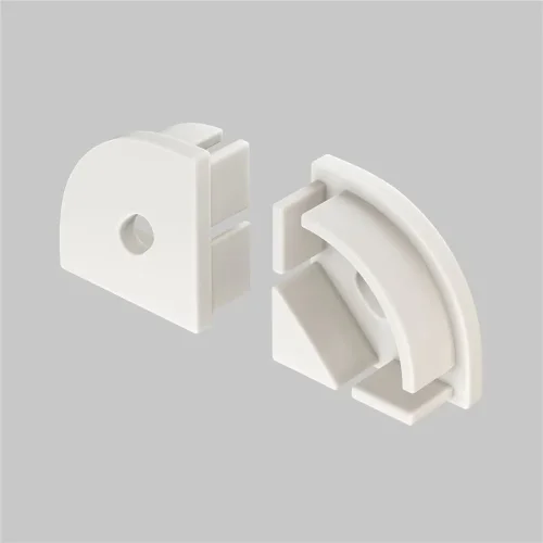 Комплект заглушек (для профиля 16×16) 10 шт., ALM008EC (Белый) - фото 4