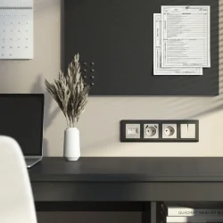 Накладка для USB розетки перламутровый рифленый W1179513