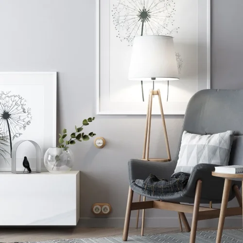 Рамка на 2 поста светлый бук W0025224 - фото 4