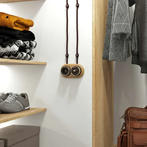 Рамка на 2 поста светлый бук W0025224 - фото 5