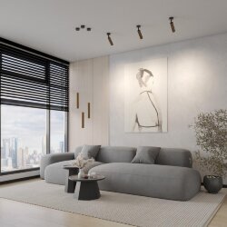 Подвес накладной светодиодный, провод 2м «Novotech» 358989, серия: ALBA