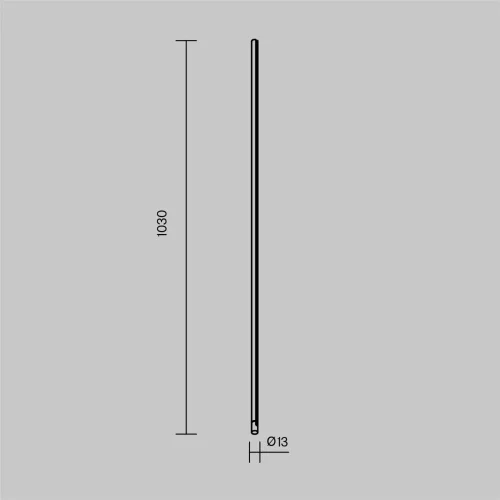 Шинопровод Arity 1м вертикальный (Черный) TRX234-V-1B - фото 6