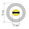 Светодиодная лента герметичная LUNA-Х960-D8mm 24V White6000 (8 W/m, IP65, 360deg, 5m) (Arlight, CRI>90) 053350 - фото 6