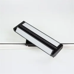 Светодиодный трековый светильник 2L JH-U6 PX301 (220VAC, 2x18W, white 6000K, 120°, черный)