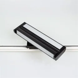 Светодиодный трековый светильник 2L JH-U6 PX301 (220VAC, 2x18W, white 6000K, 120°, черный)