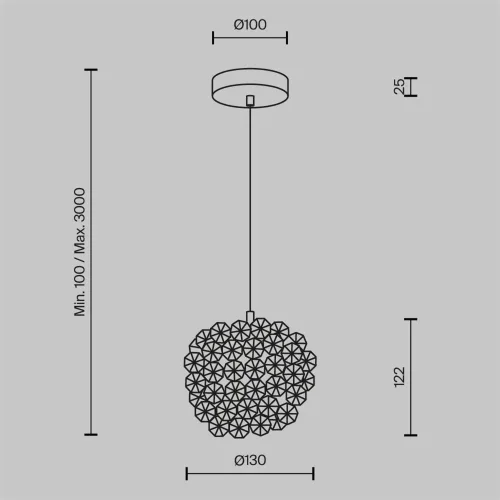 Подвесной светильник Adamant G9х1 (Латунь) - фото 5