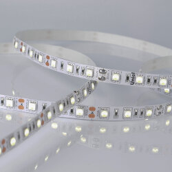 ULS-M25-5050-60LED-m-10mm-IP20-DC12V-14.4W-m-5M-6500K PROFI Гибкая светодиодная лента на самоклеящейся основе, Катушка 5м, в герметичной упаковке, Дневной свет 6500K.