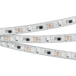 Светодиодная лента герметичная SPI-Р-В60-12mm 12V RGB-РХ3 (14.4W/m, IP66, 5060, 5m) (Arlight, бегущий огонь) 026365(3)