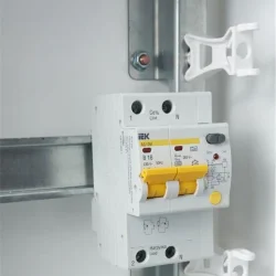 Выключатель автоматический дифференциального тока 2п B 16А 30мА тип A 4.5кА АД-12М KARAT IEK MAD12-2-016-B-030