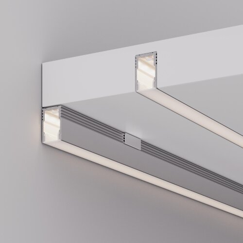 Профиль с экраном SL-MINI-8-H12-2000 ANOD+OPAL (Arlight, Алюминий) - фото 5