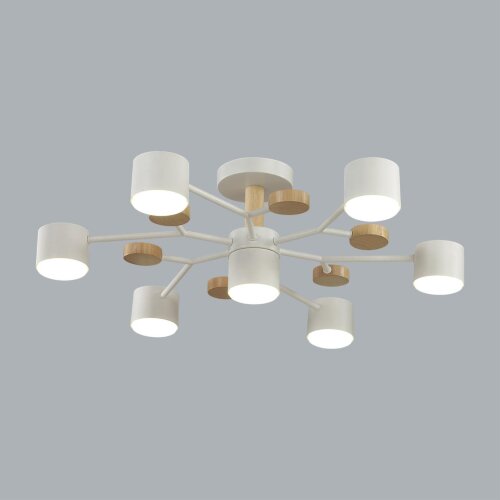 Люстра потолочная «LUMION» 8195/7C, серия: RONDO (крепление на планке). Фото 2.