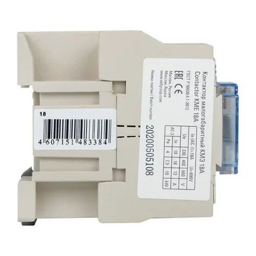 Контактор КМЭ 18А кат. 24В AC 1НО PROxima EKF ctr-s-18-24 - фото 8