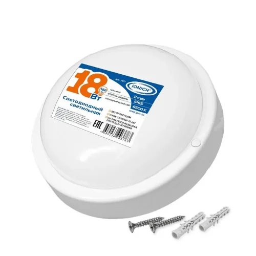 Светильник светодиодный ILED-SMD2835-СПП-18-1440-220-6.5-IP65-R ЖКХ IONICH 1471 - фото