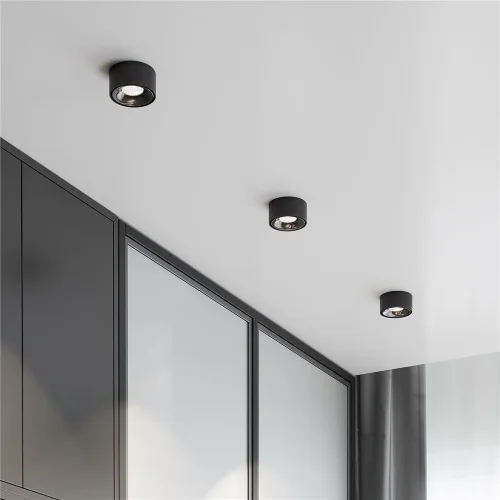 Светильник встраиваемый светодиодный Glam черный 25095/LED - фото 4