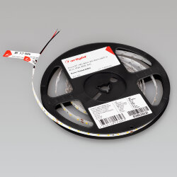 Светодиодная лента RT-A80-8mm 24V Warm2400 (6 W/m, IP20, 2835, 5m) (Arlight, высок.эфф.150 лм/Вт)