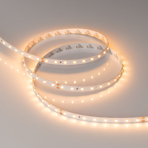 Светодиодная лента RT-А80-8mm 24V Warm2400 (6 W/m, IP20, 2835, 5m) (Arlight, высок.эфф.150 лм/Вт) 028526(2) - фото 2