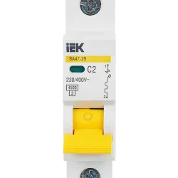 Выключатель автоматический модульный 1п C 2А 4.5кА ВА47-29 KARAT IEK MVA20-1-002-C