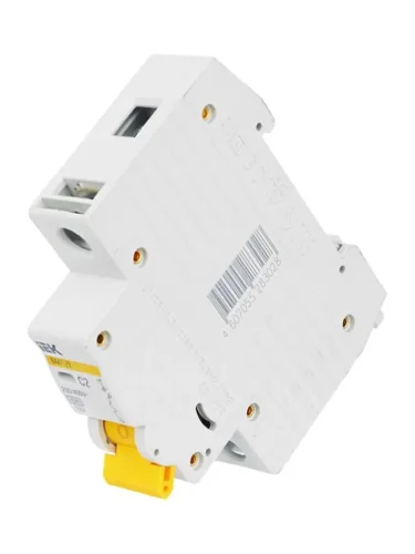 Выключатель автоматический модульный 1п C 2А 4.5кА ВА47-29 KARAT IEK MVA20-1-002-C - фото 6