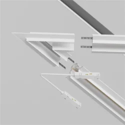 Угол-соединитель 45° Gravity встраиваемый белый (Белый)