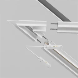 Угол-соединитель 45° Gravity встраиваемый белый (Белый) TRA010CLS-42W