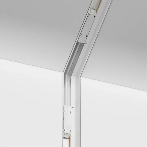 Угловой коннектор внутренний S35 встраиваемый белый (Белый) - фото 3