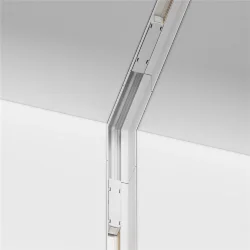 Угловой коннектор внутренний S35 встраиваемый белый (Белый)