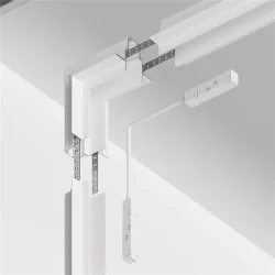 Угловой коннектор внутренний S35 встраиваемый белый (Белый) TRA004ICL-22W