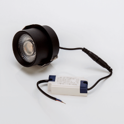 'Встраиваемый светильник Rink 10W Черный 4000К , R-SRC-BL-NW 014412