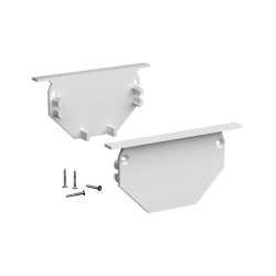 Заглушки для профиля LINE 4932 IN ral9003