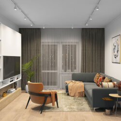 Шинопровод однофазный, 1 м (трек 922 мм + подвод питания 74 мм + заглушка 4 мм), белый, заглушка и подвод питания в комплекте, Denkirs TR1001-WH/1