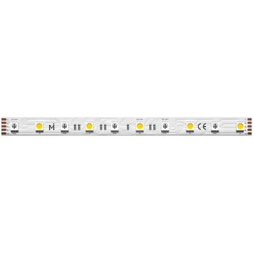 Светодиодная лента   Ультра 24В 5050 14,4Вт/м Цветная (RGB)+W 3000К 5м IP 20 201132 (Белый) 201132 - фото