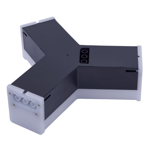 ULO-N11Y-10W-6500K IP40 BLACK Светильник светодиодный Y-образный, Белый свет 6500K, 2000Лм, Алюминий, Цвет черный, TM Uniel - фото 2